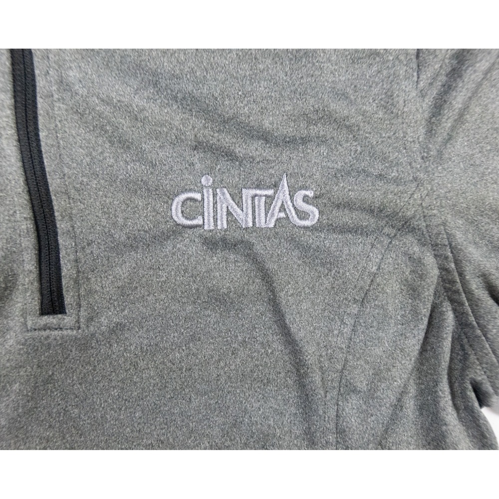 The North Face Sweater Womens Small Gray 1/4 Zip Pullover Lightweight Activewear - Picture 3 of 13